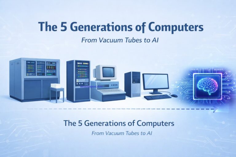 Vacuum System Computer Five generations of computers (Vacuum tube machine to AI driven system)