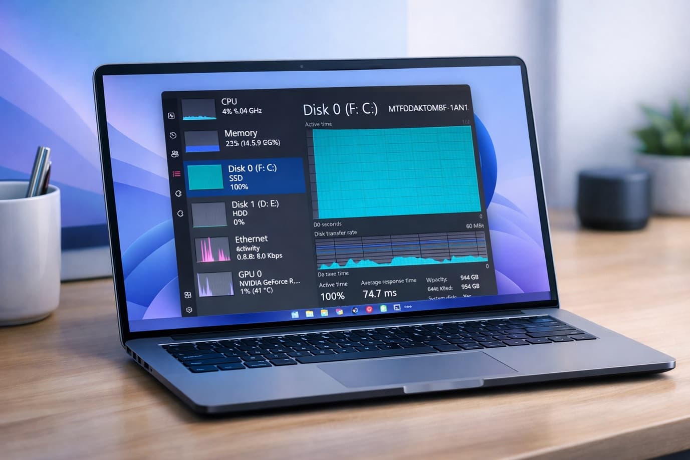 How I Fixed 100% Disk Usage in Windows 11 (Without Reinstalling Windows)